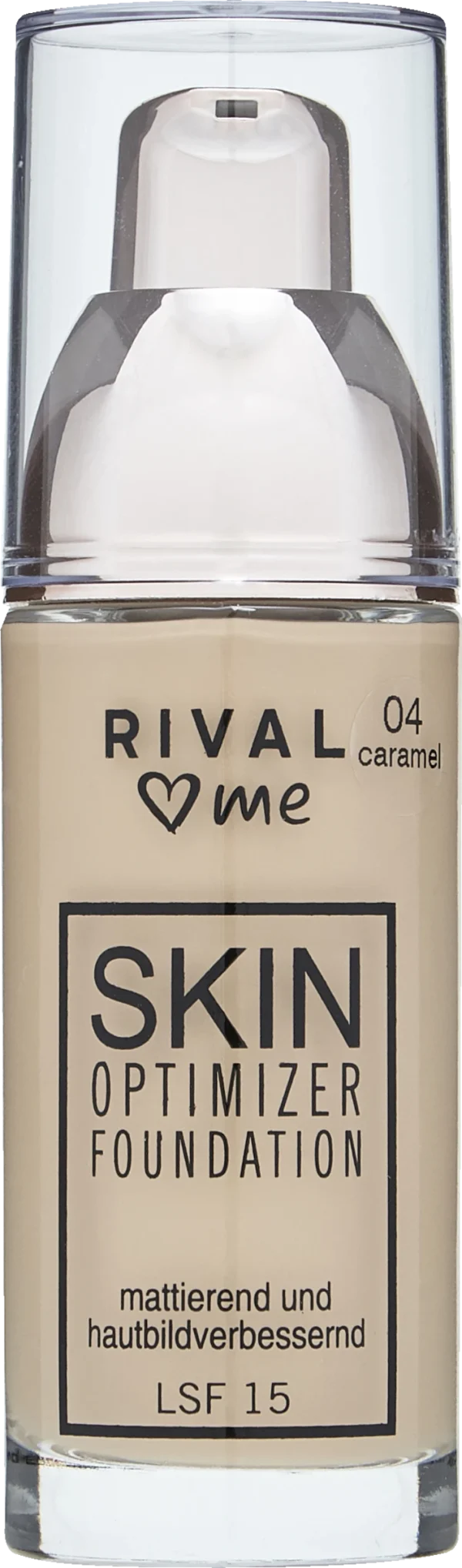 RIVAL Loves Me Skin Optimizer Foundation 04 Caramel 1