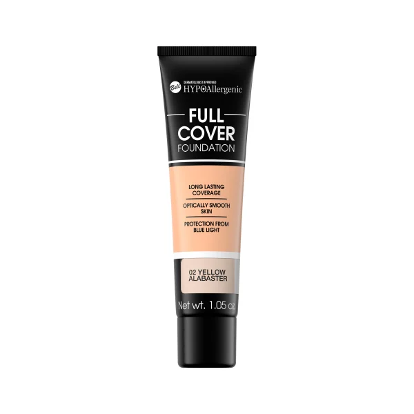 HYPOAllergenic Full Cover Foundation 02 Yellow Alabaster 1