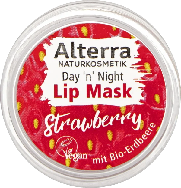 Alterra NATURKOSMETIK Day ‘n’ Night Lip Mask 01 Strawberry 1