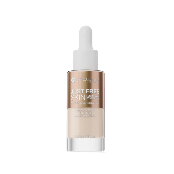 HYPOAllergenic Just Free Skin Light Liquid Foundation 02 Natural 1