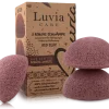 Luvia Cosmetics Konjac Schwamm – Set Red Clay 31