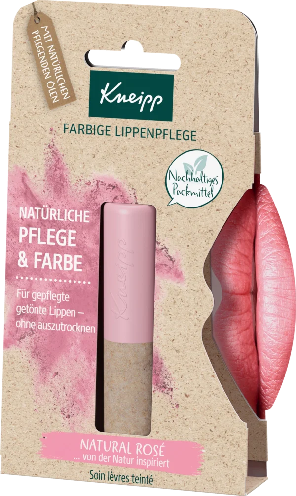 Kneipp Farbige Lippenpflege Natural Rosé 1