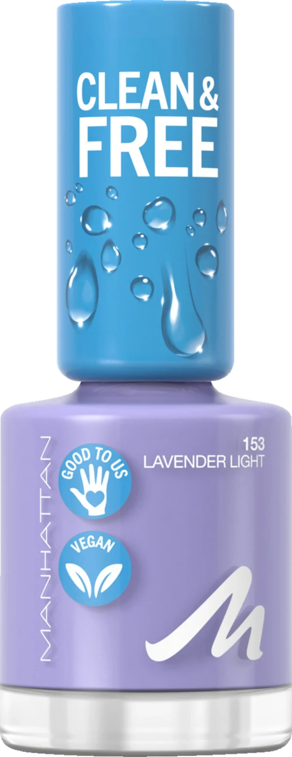 Manhattan Clean & Free Nail Polish 153 Lavender Light 1