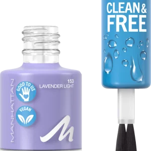 Manhattan Clean & Free Nail Polish 153 Lavender Light 6