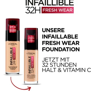 L’Oréal Paris Infaillible 32H Fresh Wear Make-up 263 Honey Bisque 10