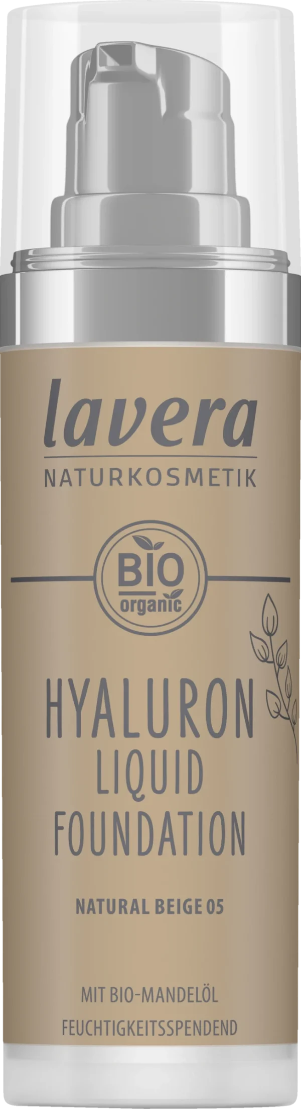 Lavera Hyaluron Liquid Foundation -Natural Beige 05- 1