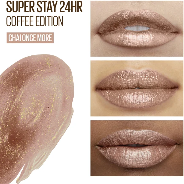 Maybelline New York Super Stay 24H Lippenstift Nr. 885 Chai Once More 4