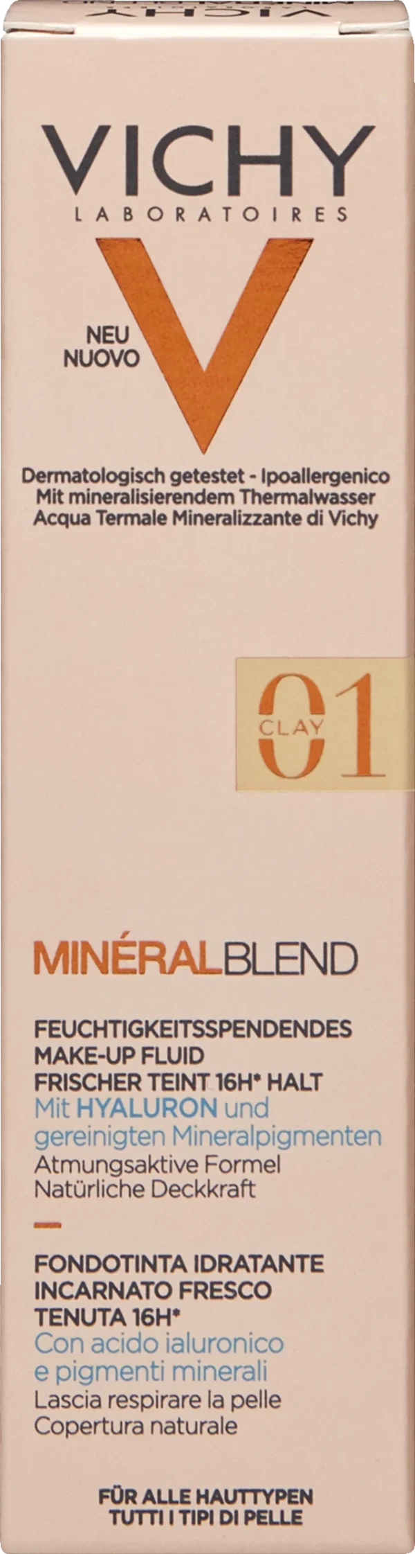 VICHY MINÉRALBLEND Feuchtigkeitsspendendes Make-up-Fluid 01 Clay 1