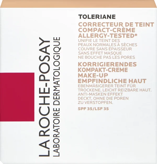 LA ROCHE-POSAY TOLERIANE Korriegierendes Kompakt-Creme-Make-up 13 Sand Beige 1