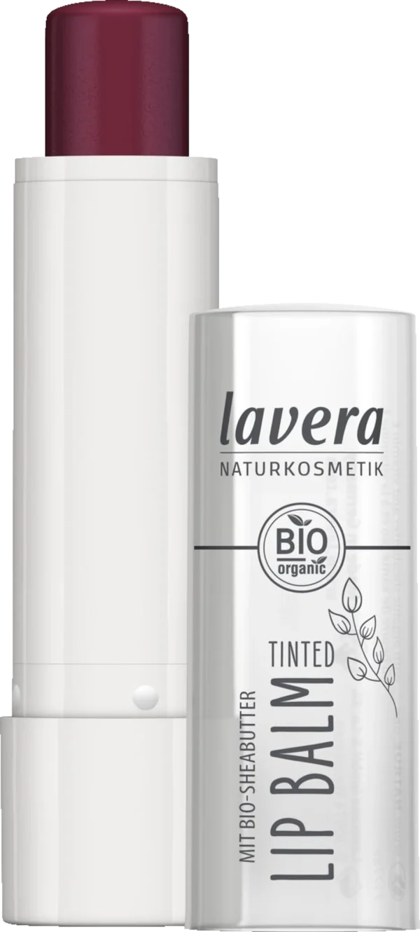 Lavera Tinted Lip Balm -Deep Plum 04- 1