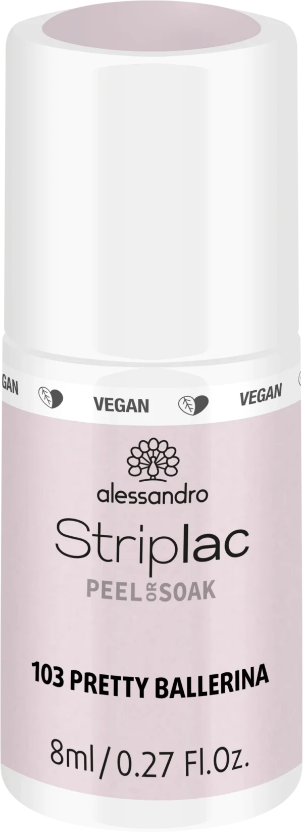 Alessandro STRIPLAC PEEL OR SOAK PRETTY BALLERINA -VEGAN 1