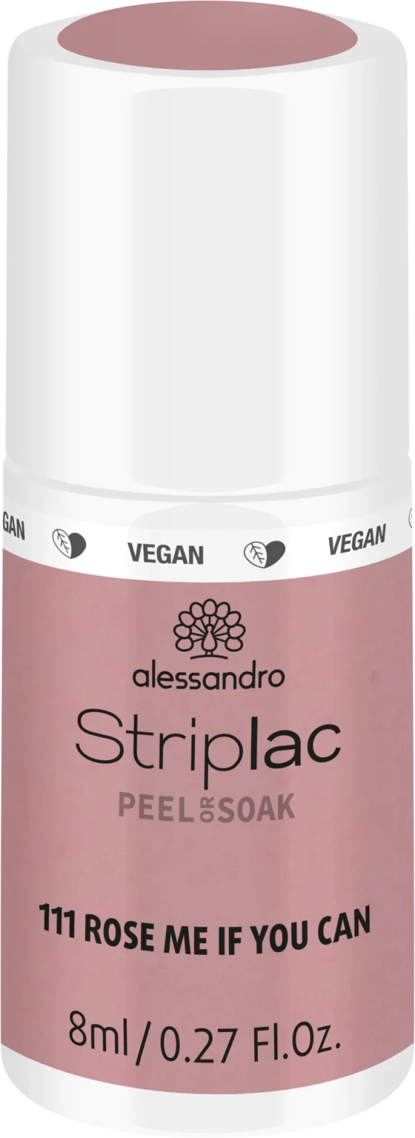 Alessandro STRIPLAC PEEL OR SOAK ROSE ME IF YOU CAN -VEGAN 1