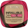 L’Oréal Paris Infaillible 24H Fresh Wear Make-Up-Puder 300 Amber 10