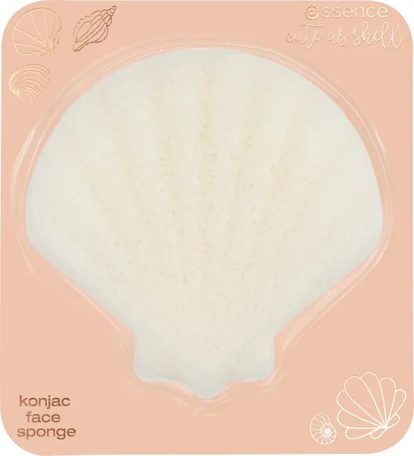 Essence Cute As Shell Konjac Face Sponge 01 All About Shell-Care! 1