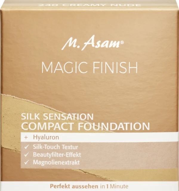 M. Asam MAGIC FINISH Silk Sensation Compact Foundation 240 Creamy Nude 3