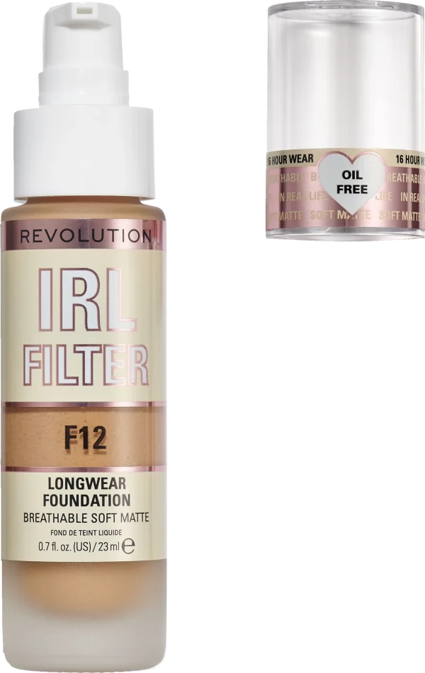 Revolution Makeup Revolution IRL Filter Longwear Foundation F12 3