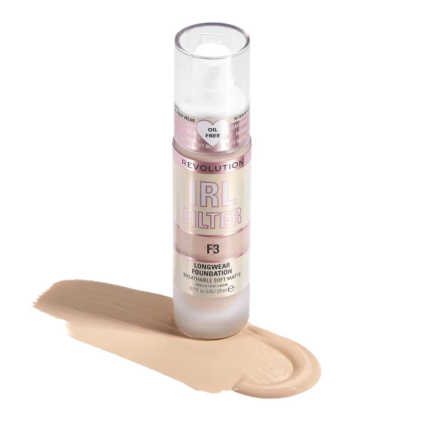 Revolution Makeup Revolution RL Filter Longwear Foundation F3 4