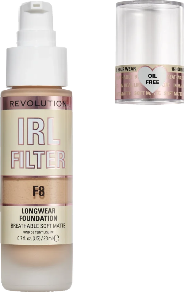 Revolution Makeup Revolution IRL Filter Longwear Foundation F8 3