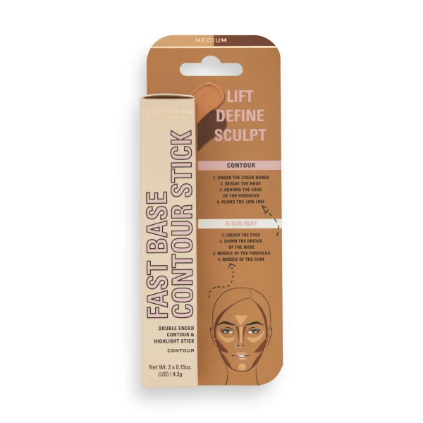 Revolution Makeup Revolution Fast Base Contour Stick Medium 1