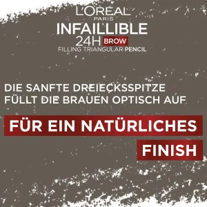 L’Oréal Paris Infaillible 24H Brow Filling Triangular Pencil 1.0 Ebony 12