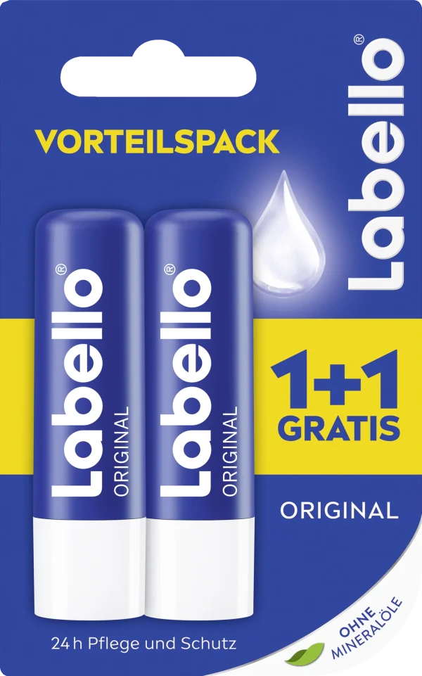 LABELLO Lippenpflegestift Original, Vorteilspack 1