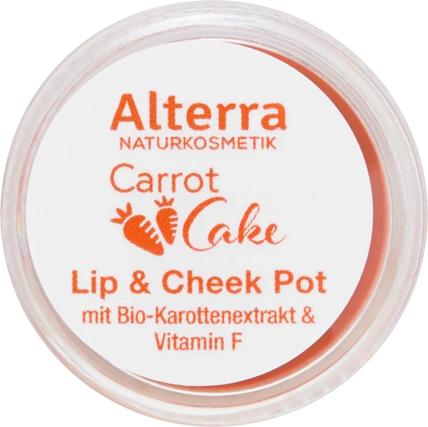 Alterra NATURKOSMETIK Carrot Cake Lip & Cheek Pot 1