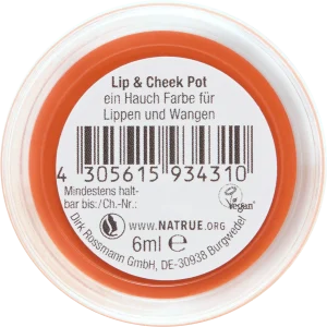 Alterra NATURKOSMETIK Carrot Cake Lip & Cheek Pot 9