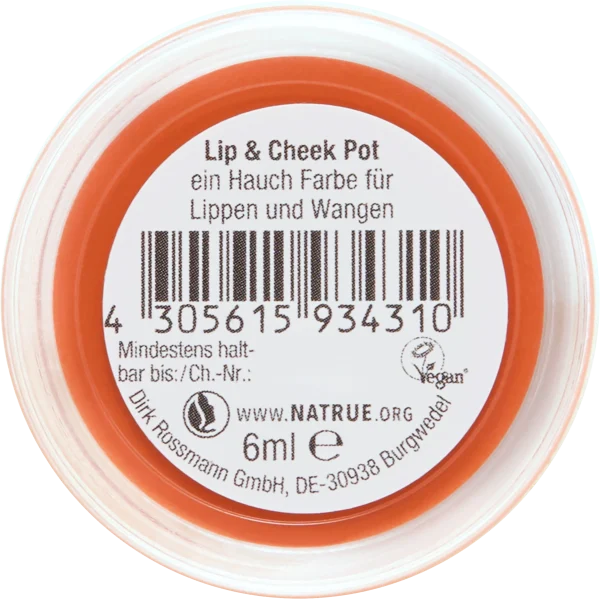 Alterra NATURKOSMETIK Carrot Cake Lip & Cheek Pot 3